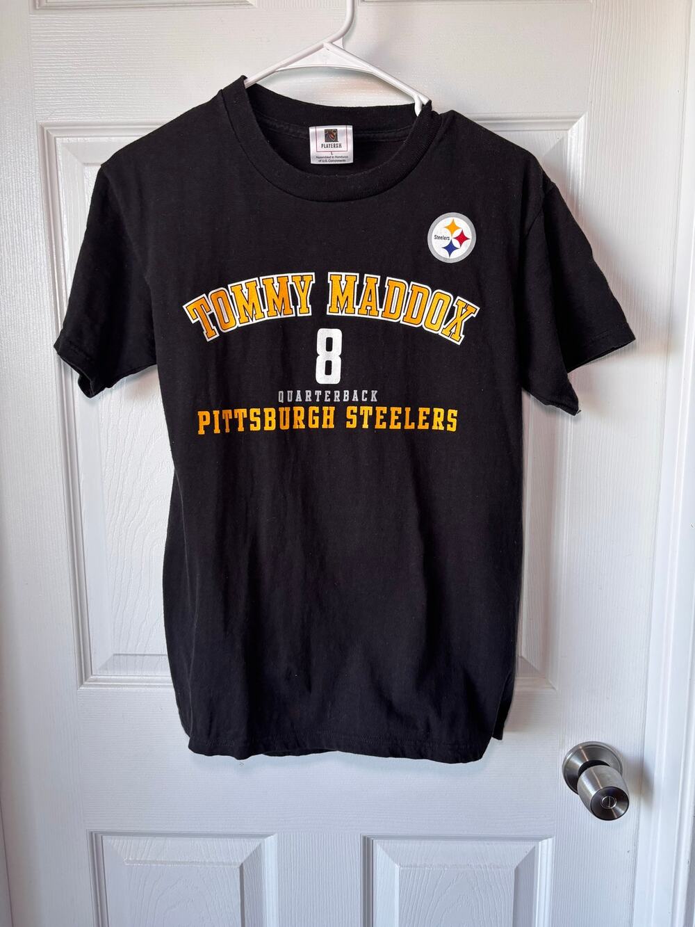 Vintage Pittsburgh Steelers Tommy Maddox #8 NFL T-Shirt Black Men’s Large